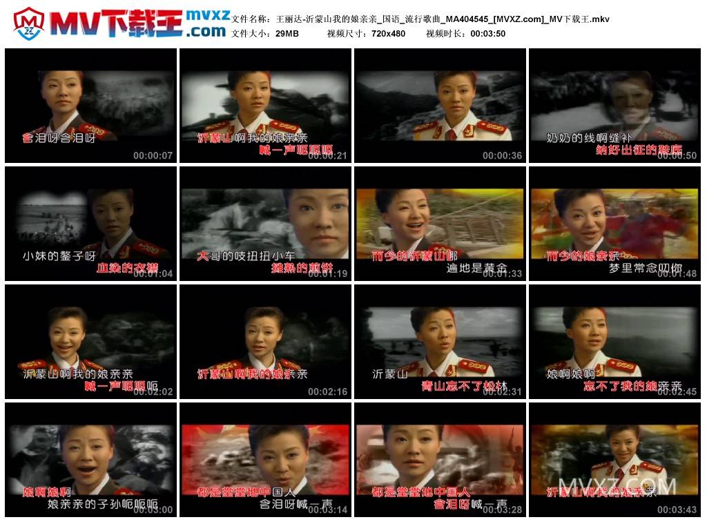 王丽达-沂蒙山我的娘亲亲_国语_流行歌曲_MA404545